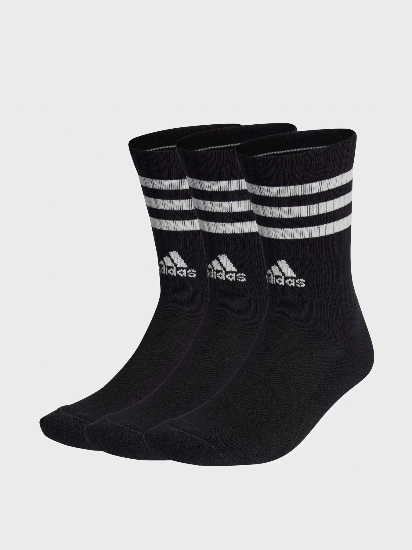 Носки и гольфы Adidas 3-Stripes Cushioned Crew модель IC1321 Фото