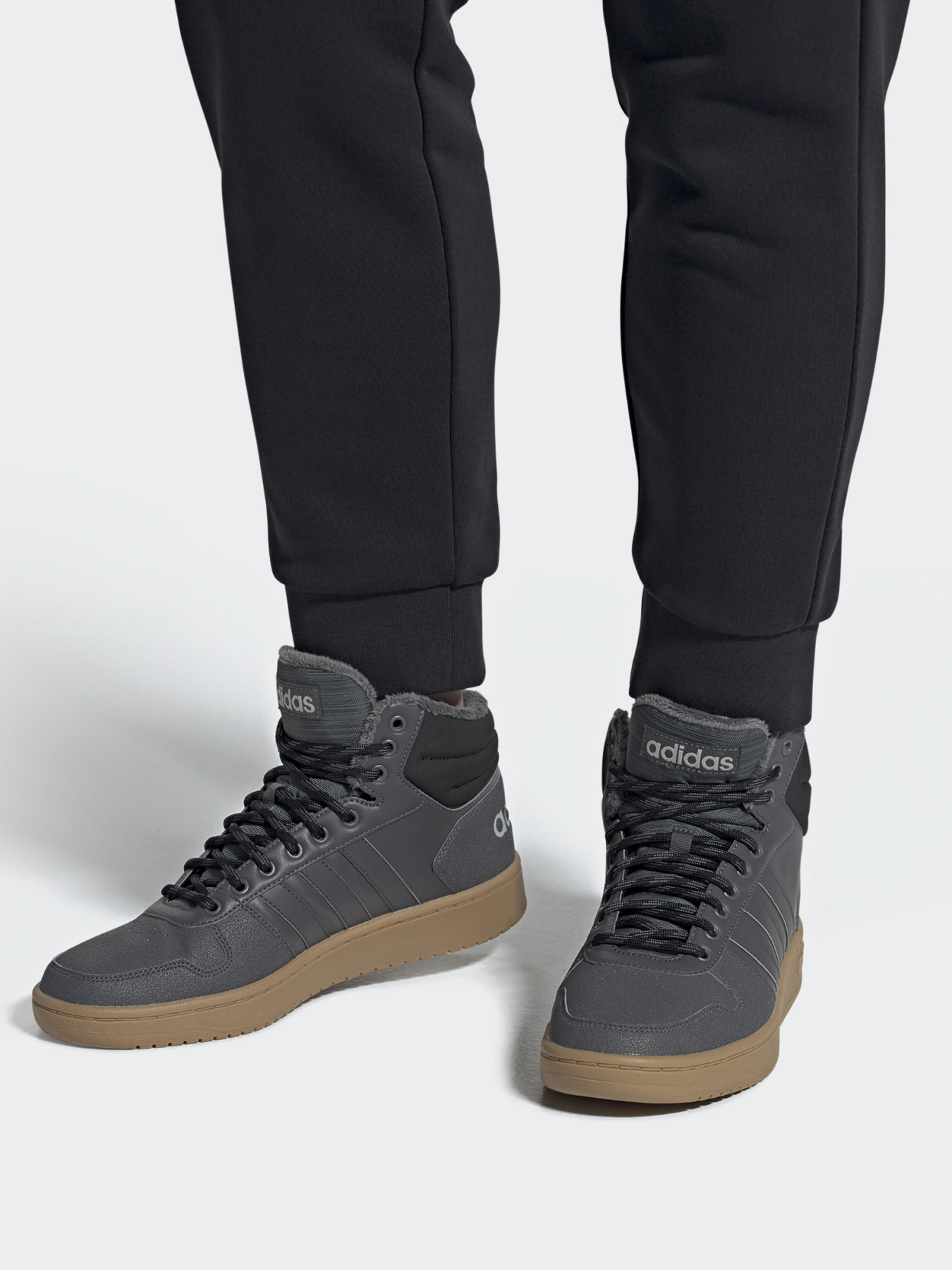 Черевики та чоботи Adidas HOOPS 2.0 MID модель EE7373 Фото