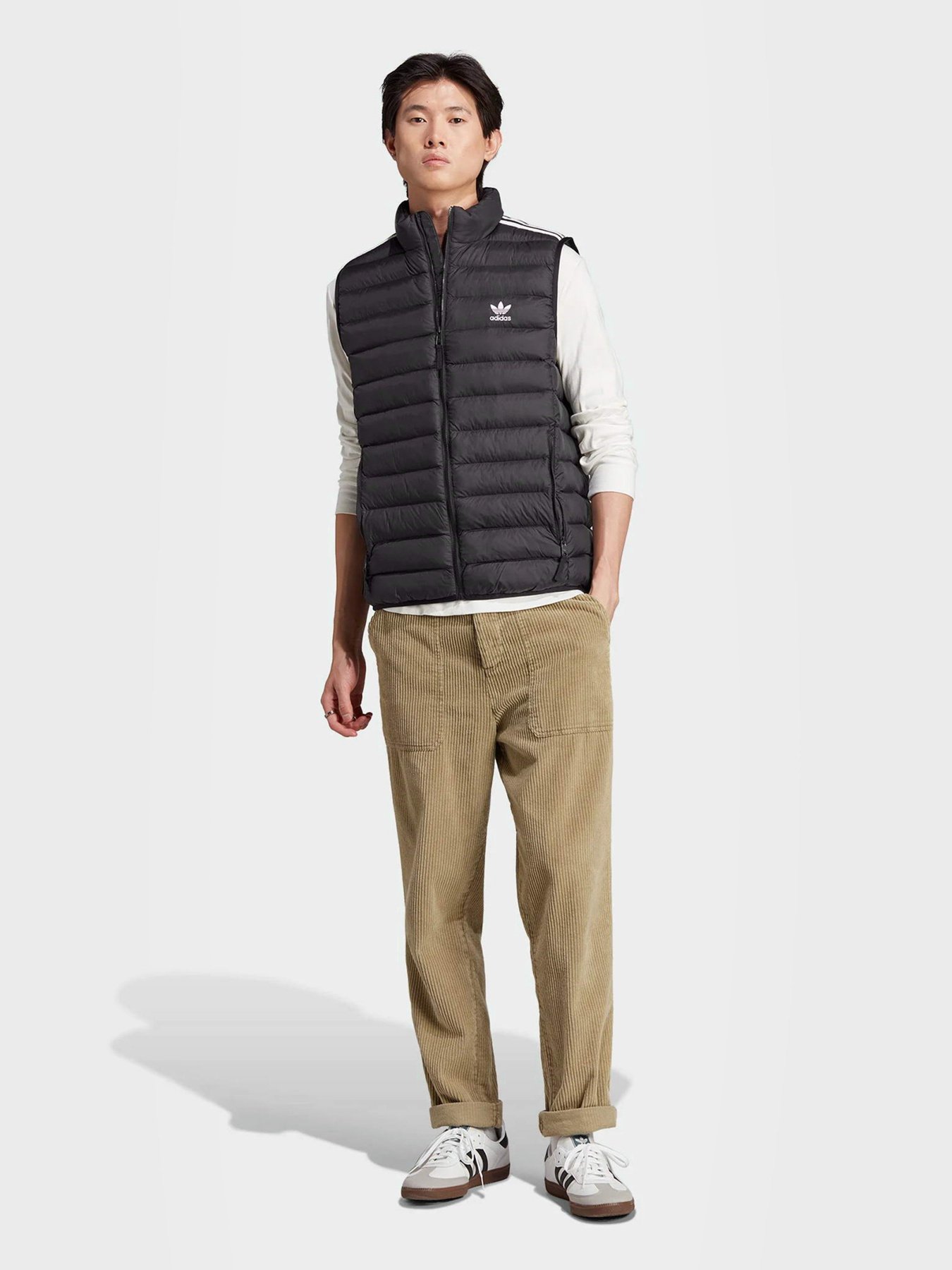 Куртки та дублянки Adidas Padded Stand-Up Collar Puffer Originals модель HZ0686 Куртки та дублянки Adidas Padded Stand-Up Collar Puffer Originals модель HZ0686 Фото