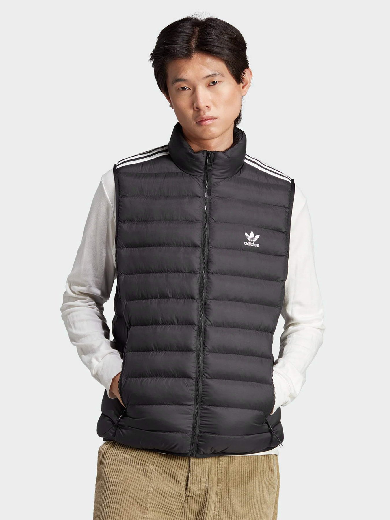 Куртки та дублянки Adidas Padded Stand-Up Collar Puffer Originals модель HZ0686 Куртки та дублянки Adidas Padded Stand-Up Collar Puffer Originals модель HZ0686 Фото
