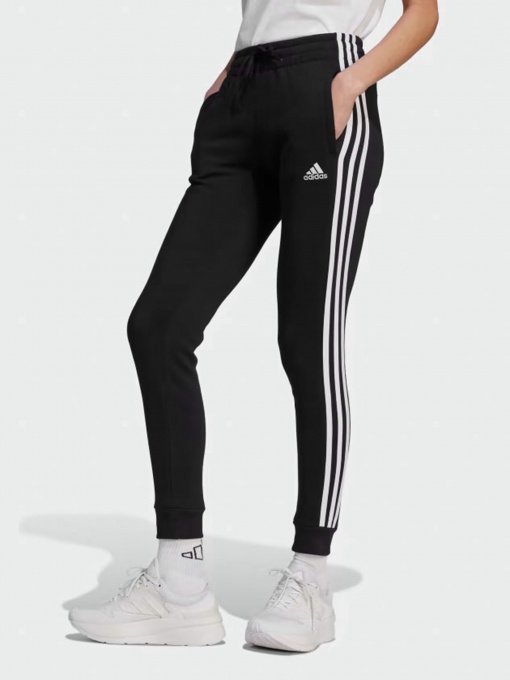 Брюки Adidas Essentials 3-Stripes Fleece модель HZ5753 Фото