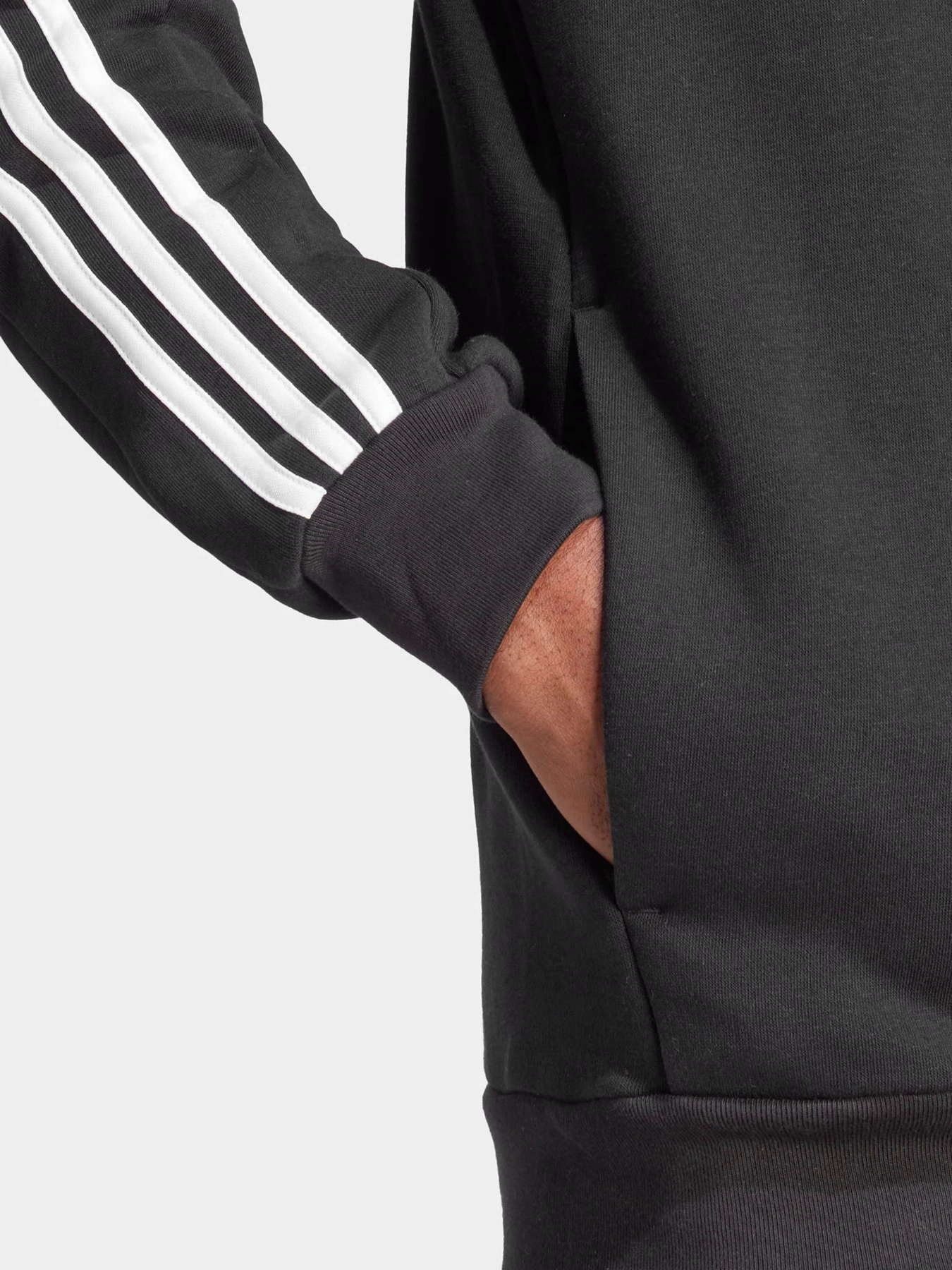 Худи и свитшоты Adidas Essentials Fleece 3-Stripes Full-Zip модель IB4029 Фото