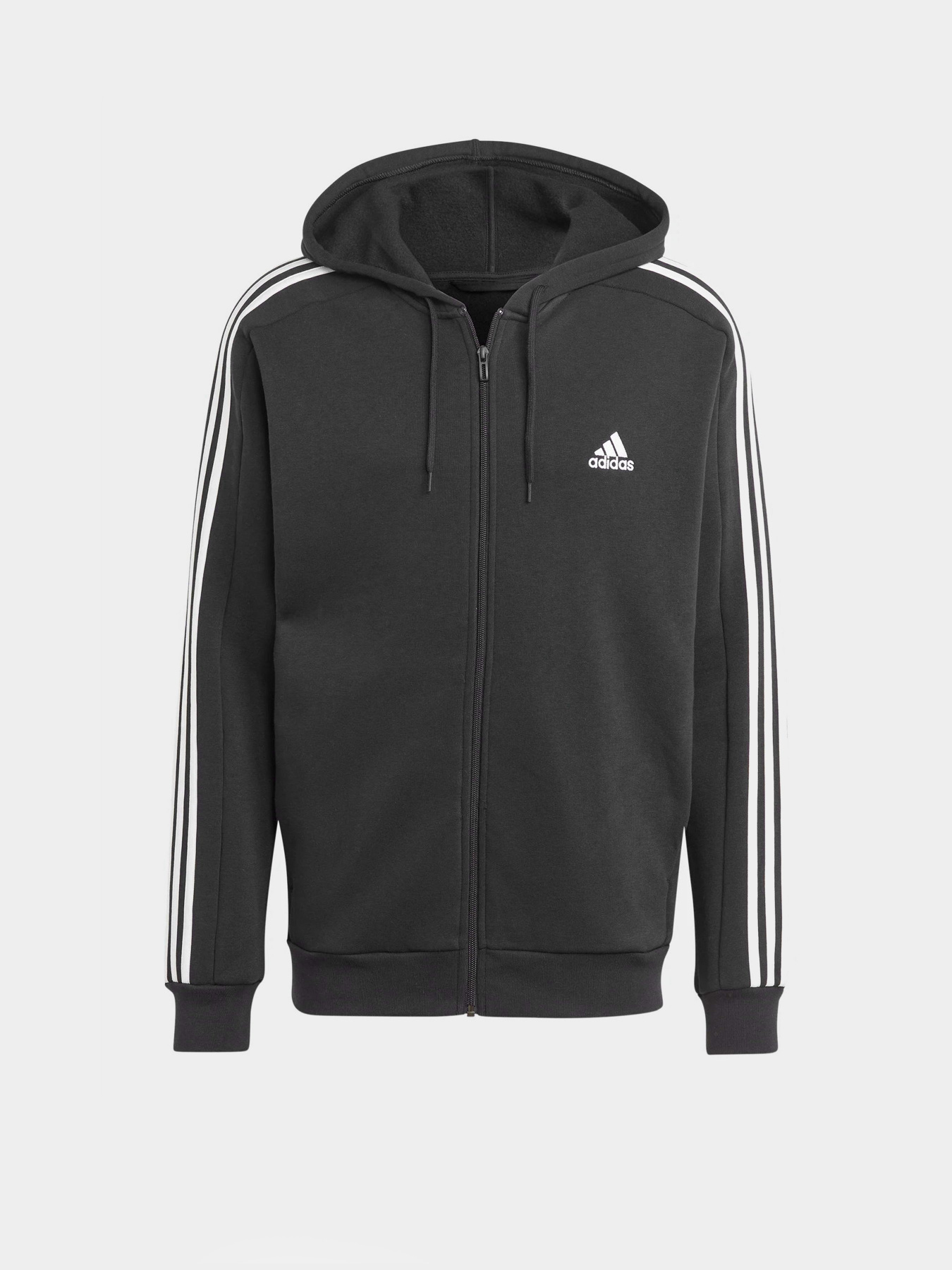 Худи и свитшоты Adidas Essentials Fleece 3-Stripes Full-Zip модель IB4029 Фото