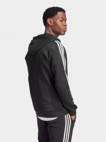 Худи и свитшоты Adidas Essentials Fleece 3-Stripes Full-Zip модель IB4029 Фото