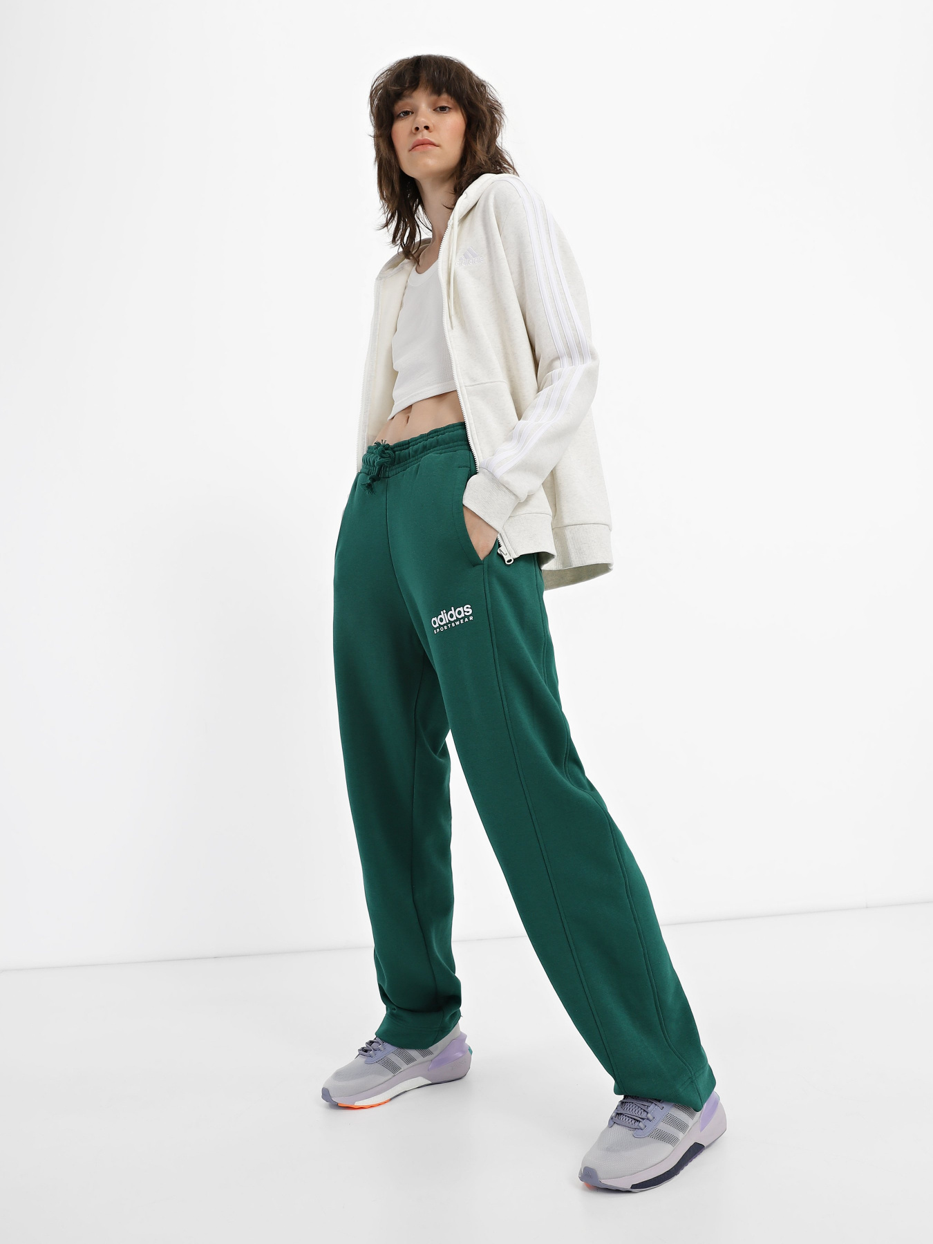 Брюки Adidas All SZN Fleece Graphic Sportswear модель IL3240 Фото