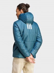 Куртки та дублянки Adidas BSC 3-Stripes Hooded Insulated модель IK0512 Фото