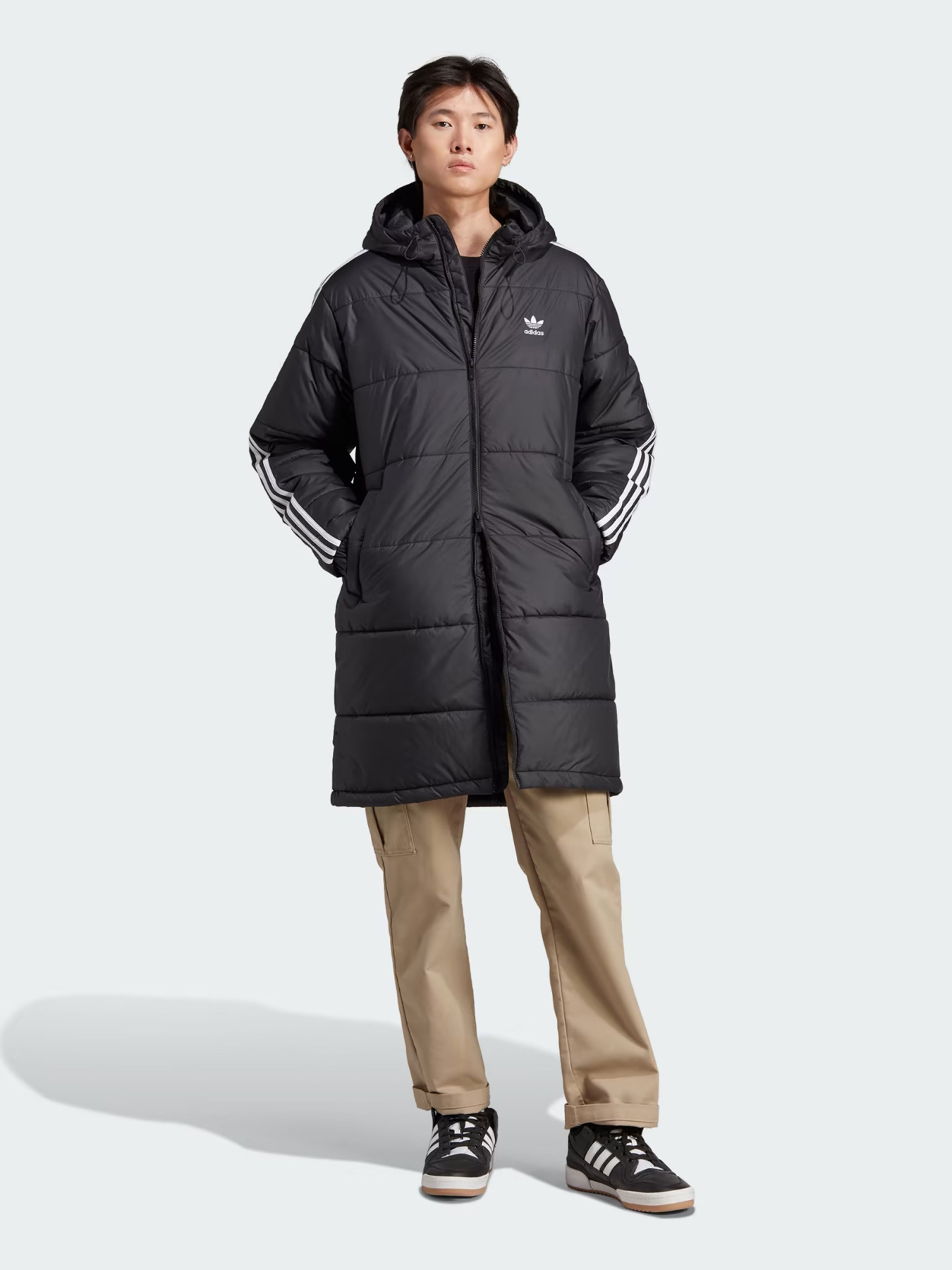 Куртки та дублянки Adidas Adicolor Long модель HZ0684 Фото