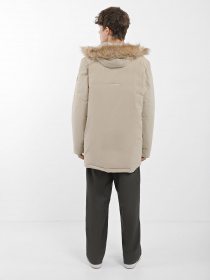 Куртки та дублянки Adidas Hooded Fur модель HZ8482 Фото