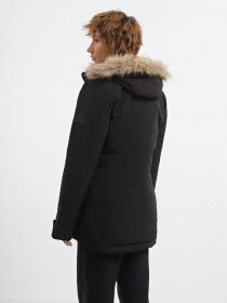 Куртки и дубленки Adidas Hooded Fur модель IJ8260 Фото