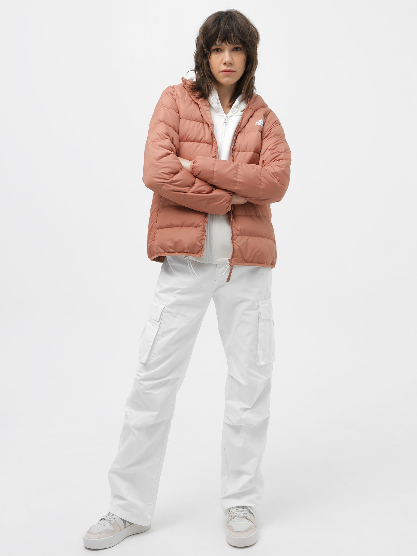 Куртки та дублянки Adidas Essentials Light Down модель IK3239 Фото