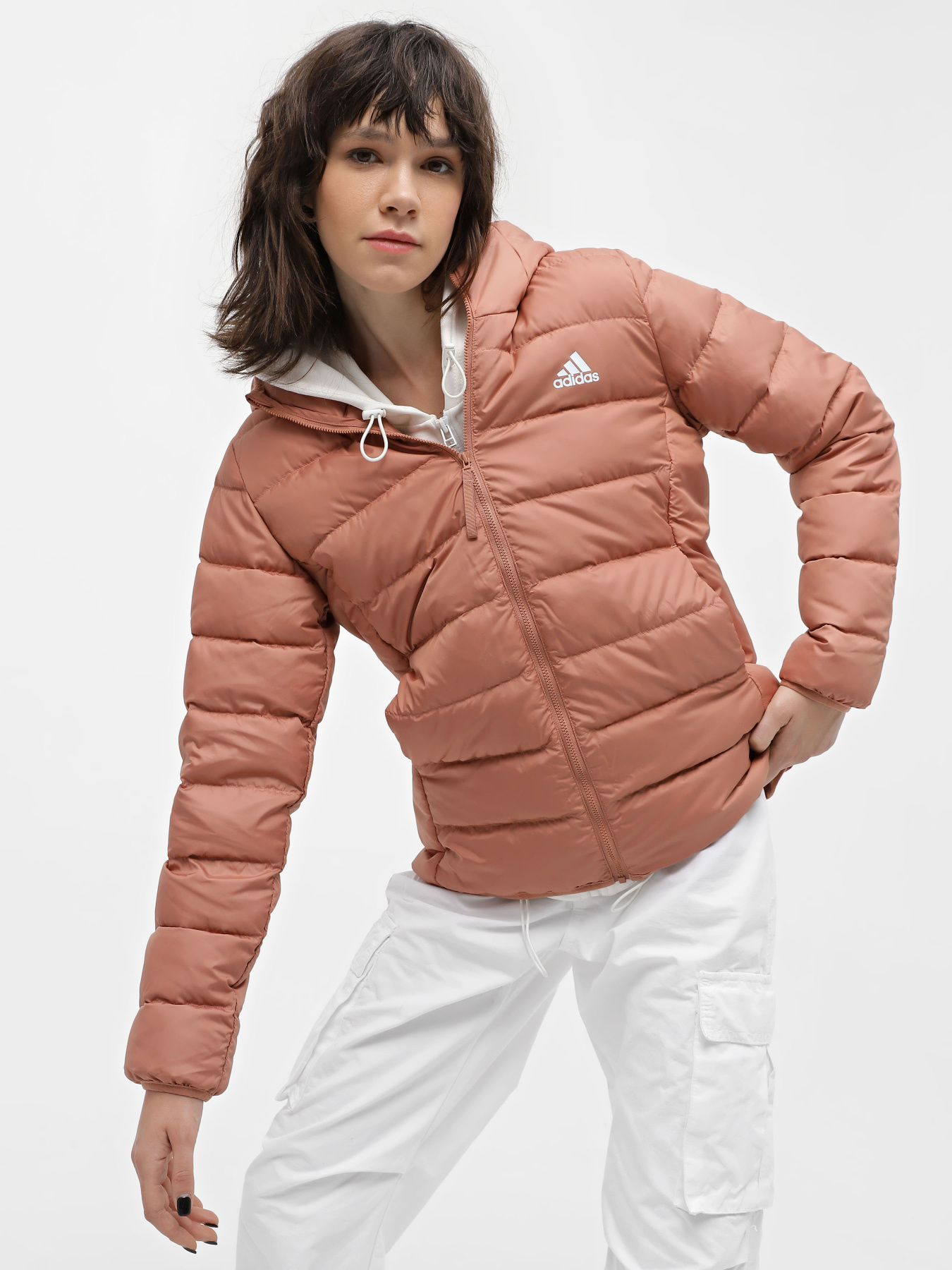 Куртки та дублянки Adidas Essentials Light Down модель IK3239 Фото