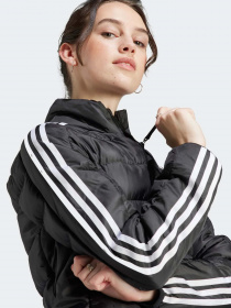 Куртки та дублянки Adidas Essentials 3-Stripes Light Down модель HZ5726 Фото