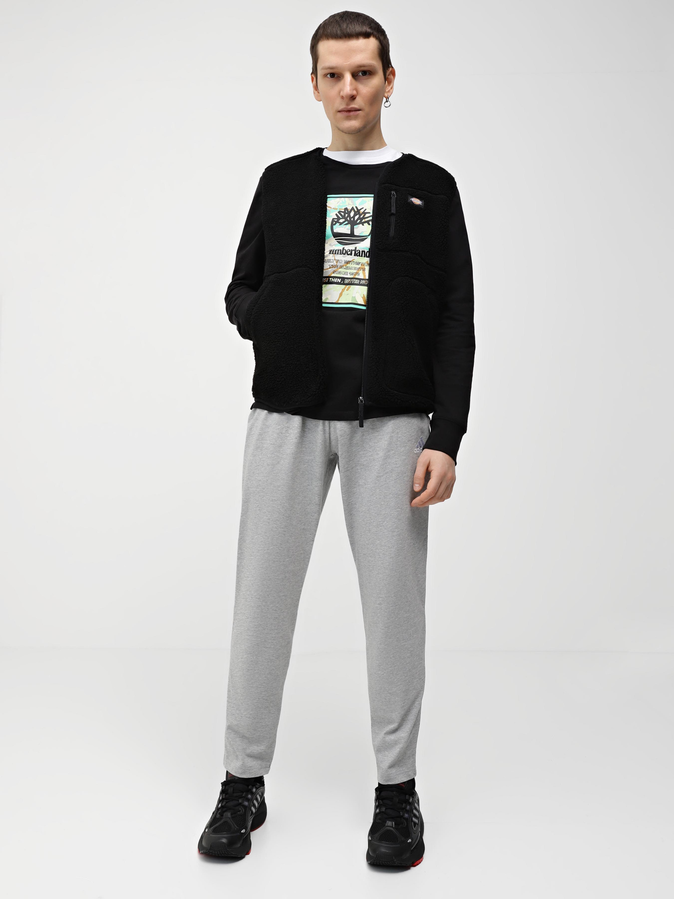 Брюки Adidas ESSENTIALS JERSEY TAPERED модель IC9411 Фото