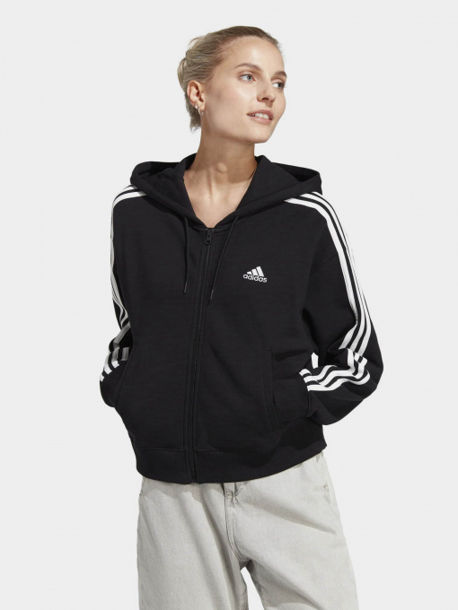 Худи и свитшоты Adidas ESSENTIALS 3-STRIPES FRENCH TE модель IC8781 Фото