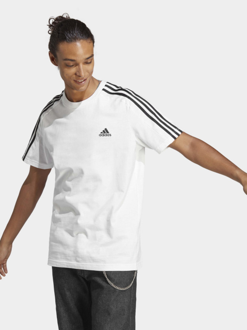 Футболки і поло Adidas ESSENTIALS SINGLE JERSEY 3-STR модель IC9336 Фото