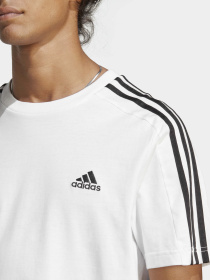 Футболки и поло Adidas ESSENTIALS SINGLE JERSEY 3-STR модель IC9336 Фото