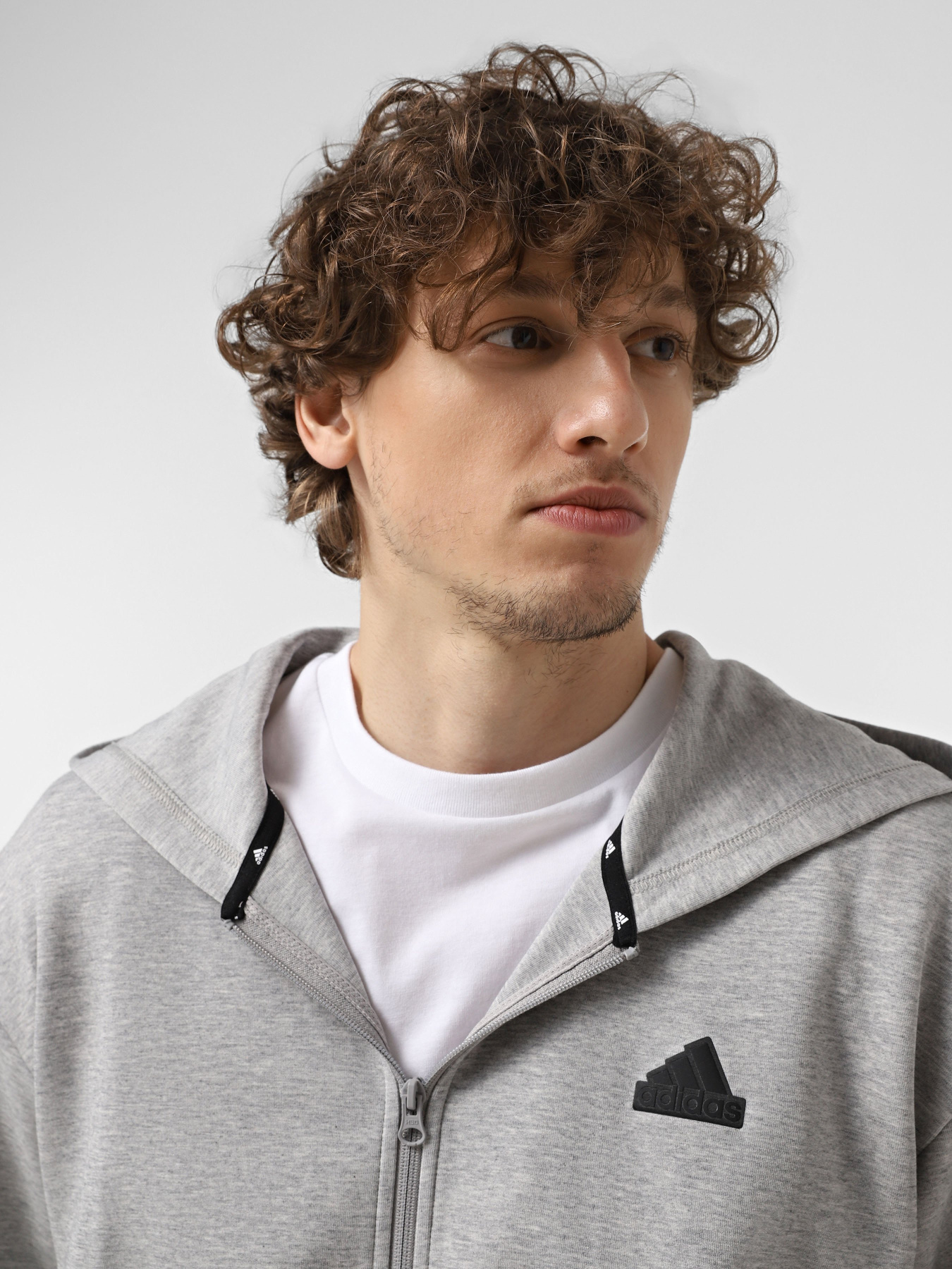 Худи и свитшоты Adidas FUTURE ICONS DOUBLEKNIT FULL-Z модель IW8597 Фото