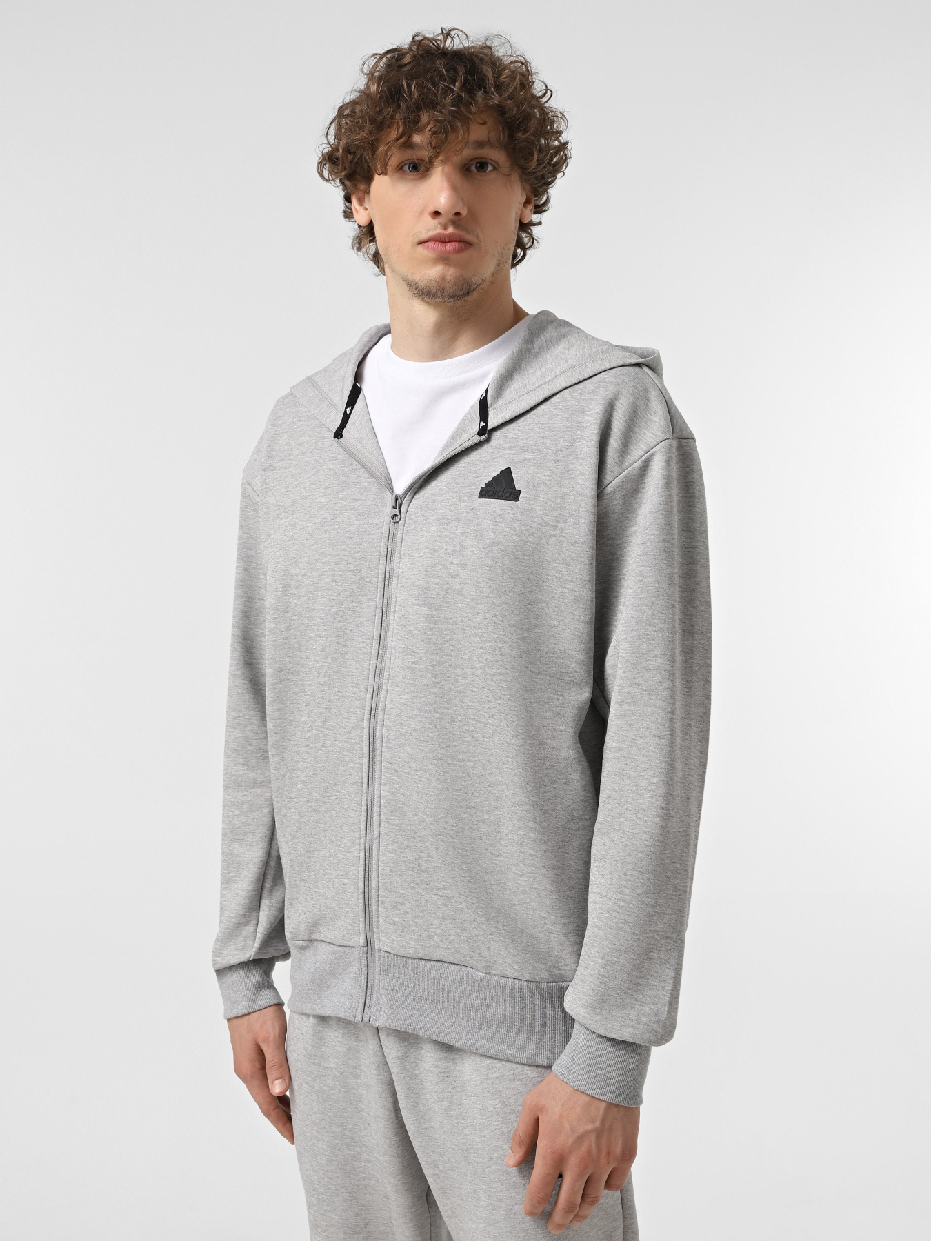 Худи и свитшоты Adidas FUTURE ICONS DOUBLEKNIT FULL-Z модель IW8597 Фото