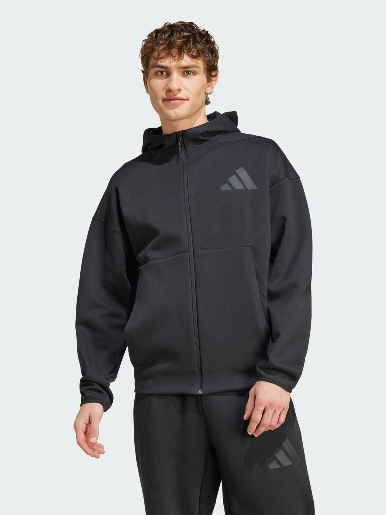 Худи и свитшоты Adidas Z.N.E. FULL-ZIP SPORTSWEAR модель JE7538 Худи и свитшоты Adidas Z.N.E. FULL-ZIP SPORTSWEAR модель JE7538 Фото