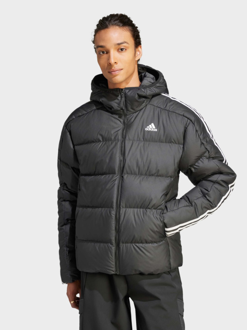 Куртки и дубленки Adidas ESSENTIALS MIDWEIGHT DOWN HOOD модель HZ4429 Фото