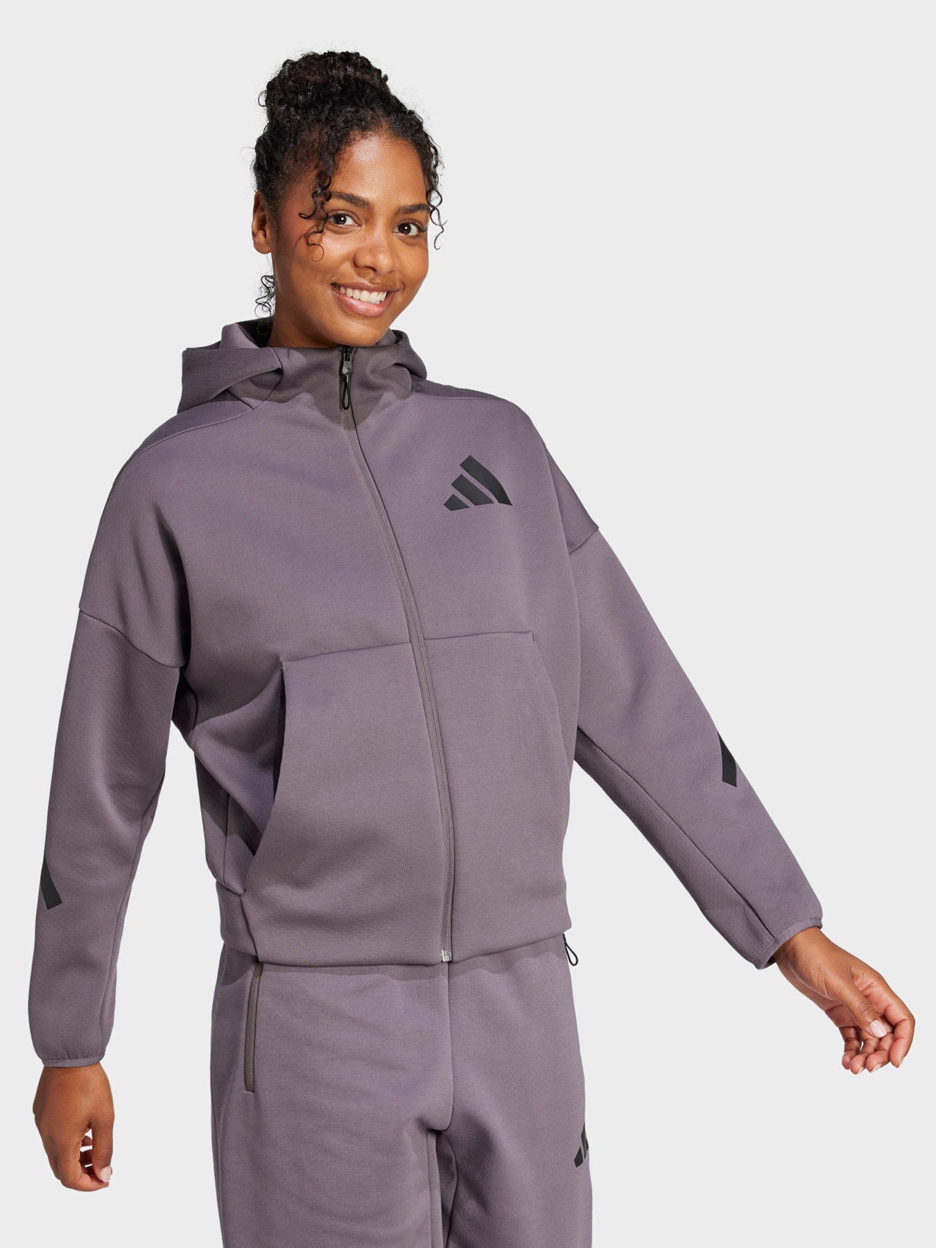 Худи и свитшоты Adidas Z.N.E. FULL-ZIP SPORTSWEAR модель JD5985 Фото