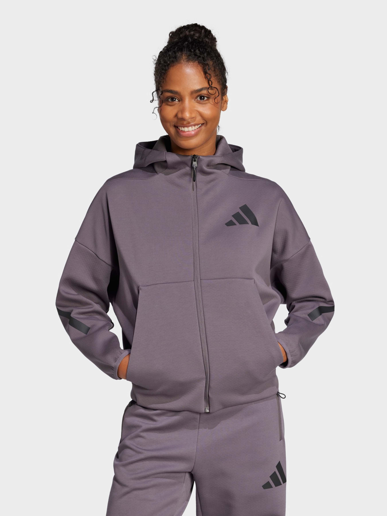 Худи и свитшоты Adidas Z.N.E. FULL-ZIP SPORTSWEAR модель JD5985 Фото