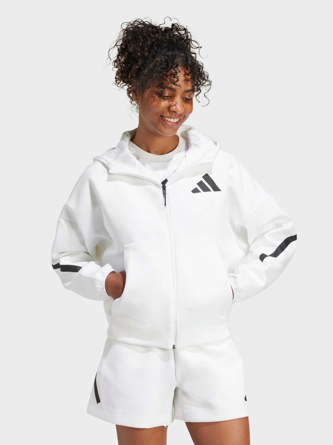 Худи и свитшоты Adidas Z.N.E. FULL-ZIP SPORTSWEAR модель JE7849 Худи и свитшоты Adidas Z.N.E. FULL-ZIP SPORTSWEAR модель JE7849 Фото