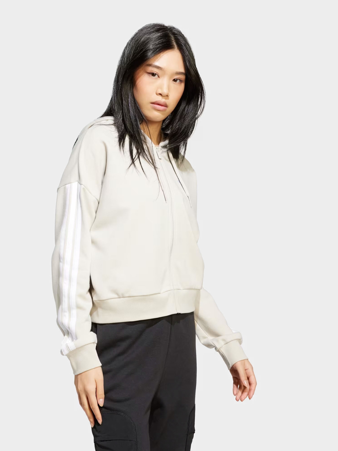 Худи и свитшоты Adidas ESSENTIALS 3-STRIPES FRENCH TE модель JW1821 Фото