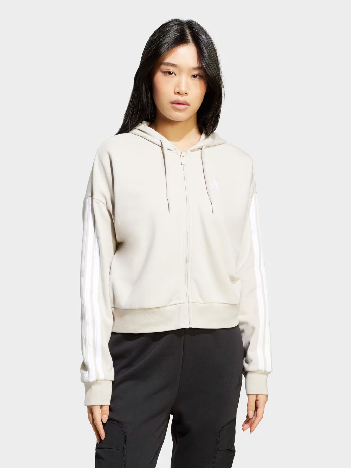Худи и свитшоты Adidas ESSENTIALS 3-STRIPES FRENCH TE модель JW1821 Фото