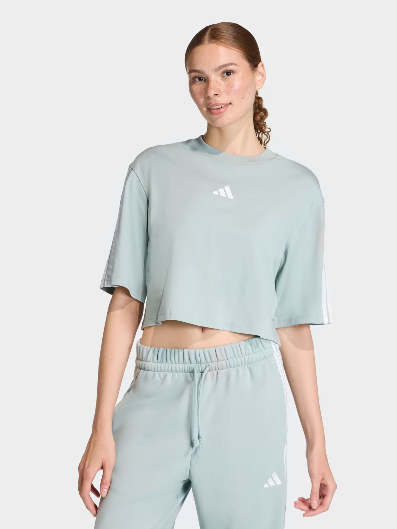 Футболки і поло Adidas ESSENTIALS 3-STRIPES COTTON LO модель KC5223 Фото