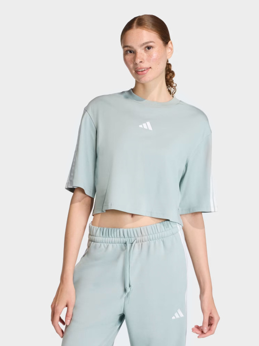 Футболки и поло Adidas ESSENTIALS 3-STRIPES COTTON LO модель KC5223 Фото