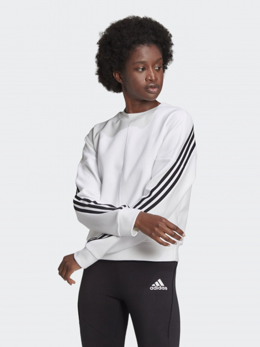 Худі та світшоти Adidas Sportswear Wrapped 3-Stripes модель GJ5446 Фото