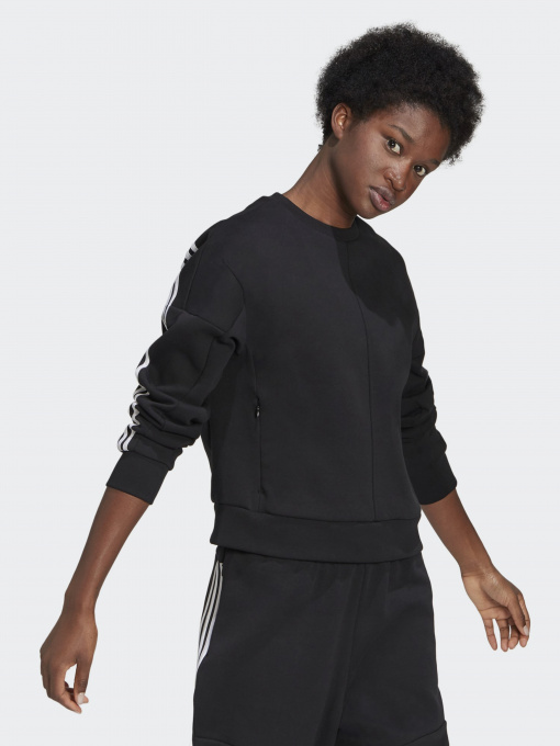 Худи и свитшоты Adidas Sportswear Wrapped 3-Stripes модель GL0343 Фото