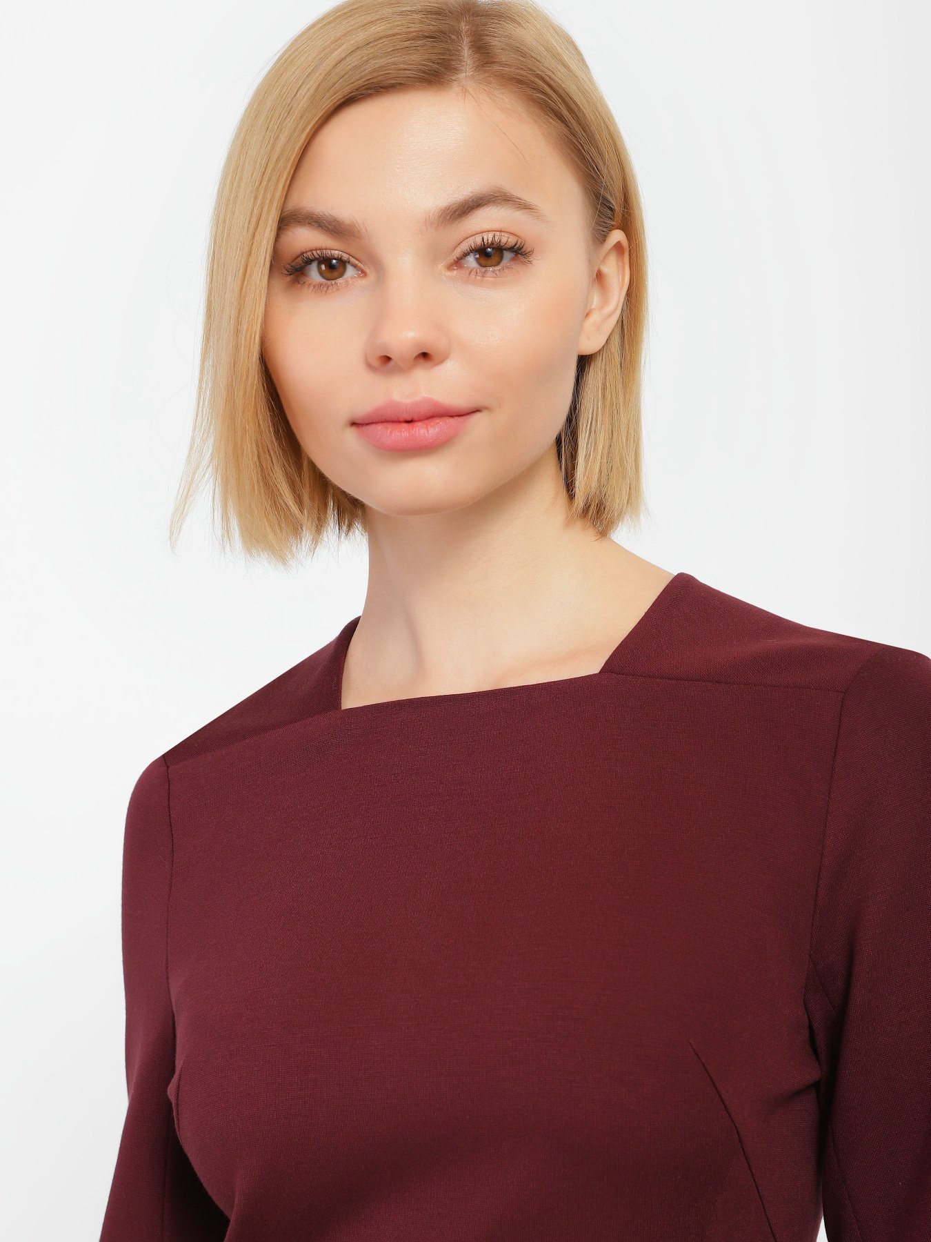 Платья COS модель 0557899_т.бордовий Фото