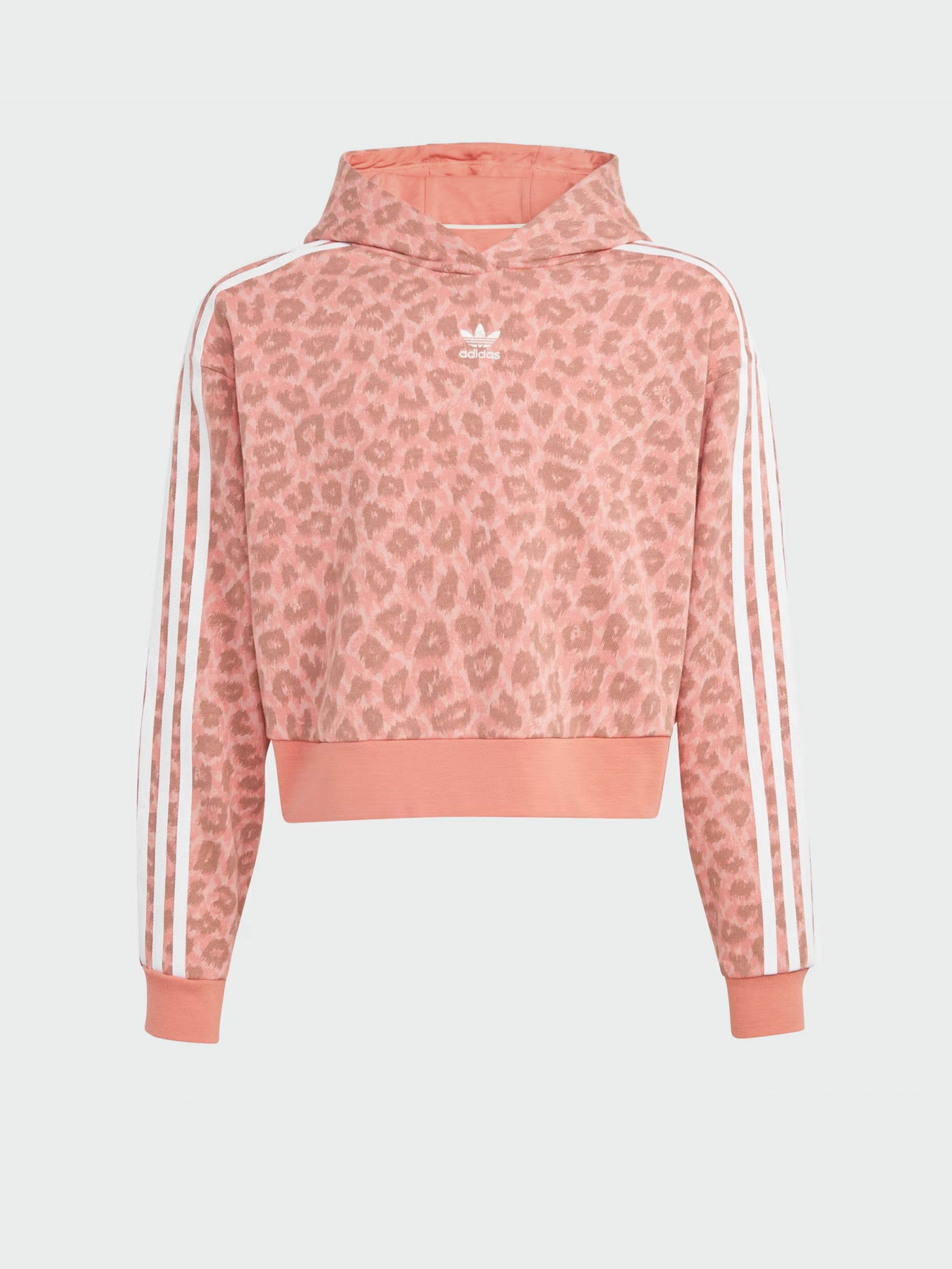 Худі та світшоти Adidas Animal Allover Print Crop модель IJ0746 Худі та світшоти Adidas Animal Allover Print Crop модель IJ0746 Фото