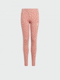 Штани Adidas Animal Allover Print High Waist модель IJ0757 Фото