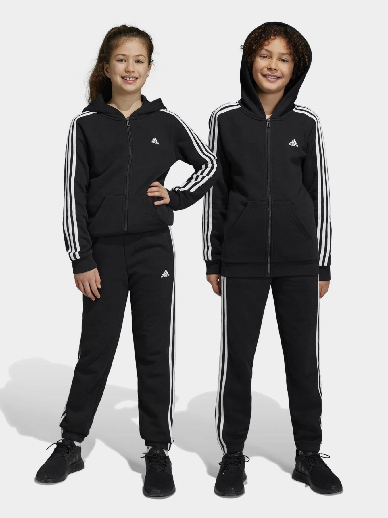 Брюки Adidas ESSENTIALS 3-STRIPES FLEECE модель HR6333 Фото