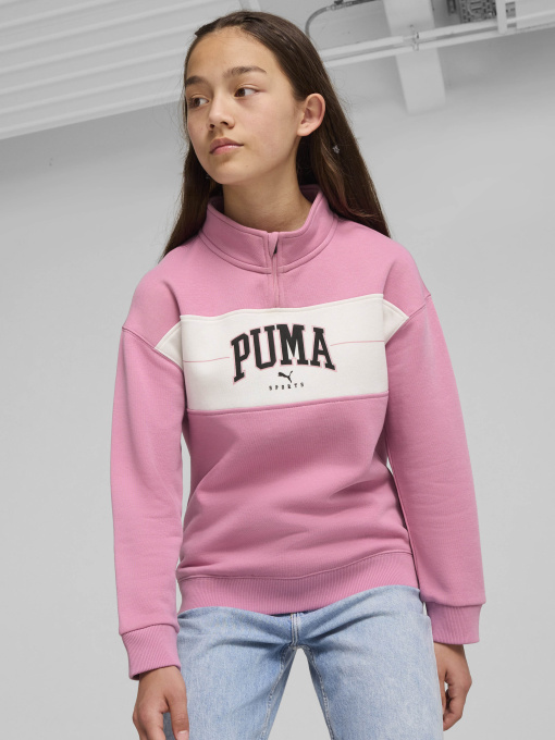 Худі та світшоти PUMA SQUAD HALF-ZIP модель 68178348 Фото