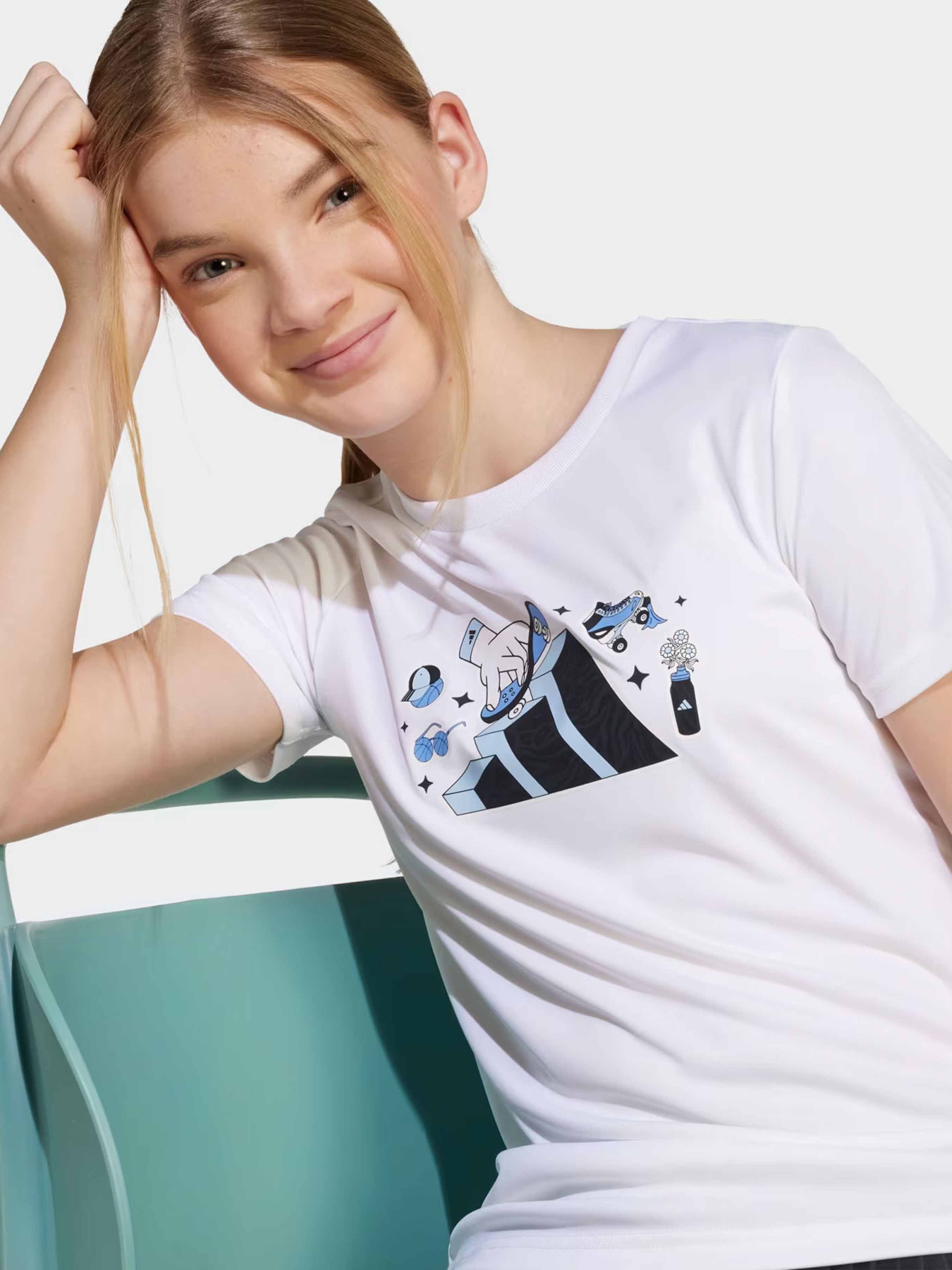 Футболки и поло Adidas CLIMACOOL ANIMAL GRAPHIC KIDS модель JV5201 Футболки и поло Adidas CLIMACOOL ANIMAL GRAPHIC KIDS модель JV5201 Фото