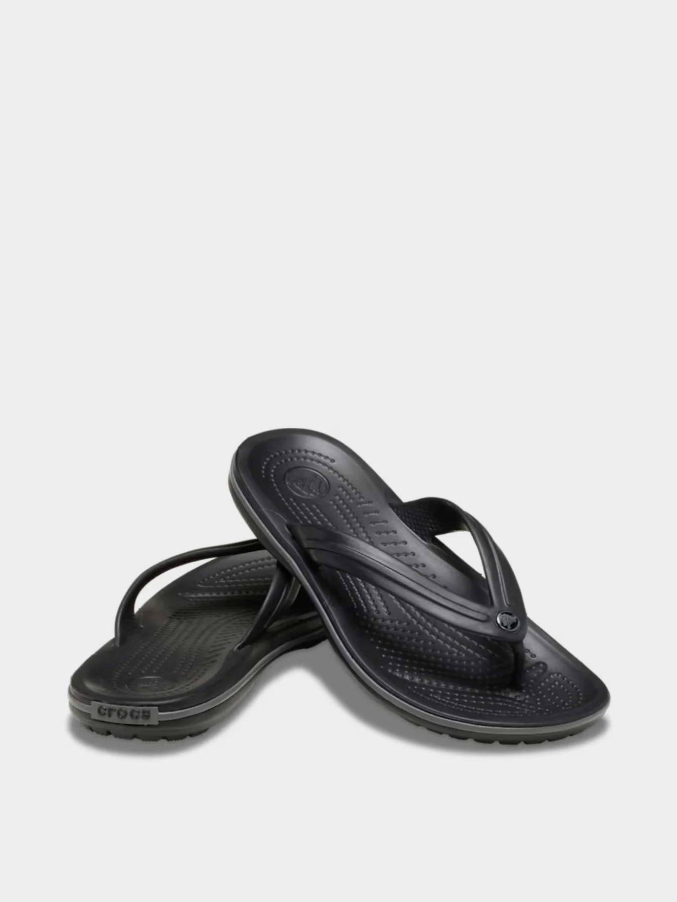 Шлёпанцы Crocs CROCBAND FLIP BLK/SGY модель 11033-0DD Шлёпанцы Crocs CROCBAND FLIP BLK/SGY модель 11033-0DD Фото