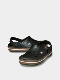 Шлёпанцы Crocs CROCBAND GUM CLOG K BLK модель 212775-001 Фото