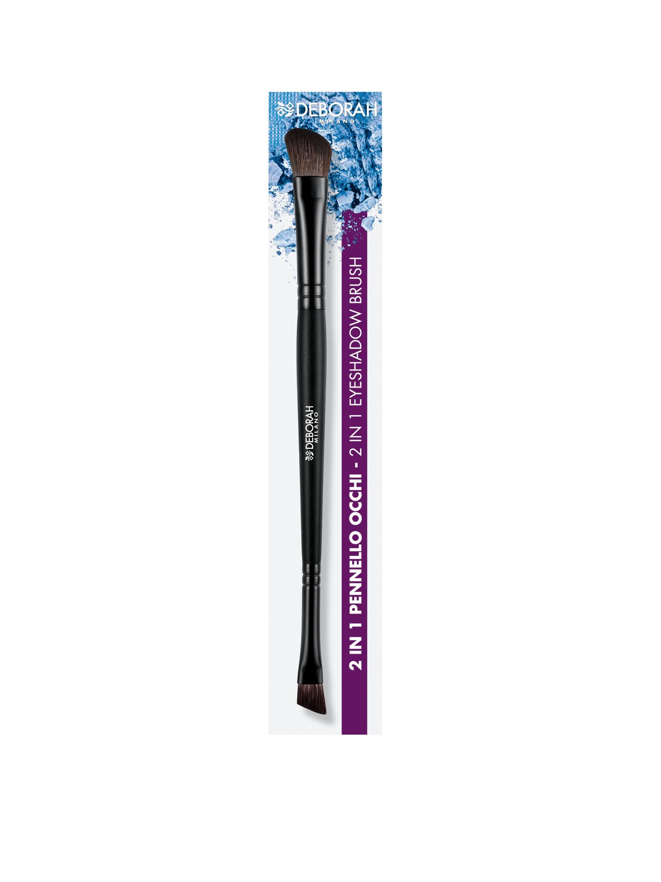 Пензлик для очей 2 in 1 Eyeshadow Brush Deborah модель 8058239 Фото