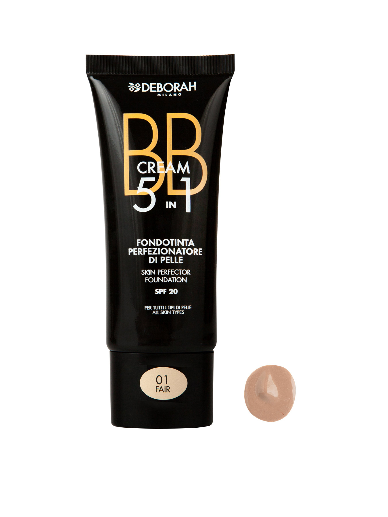 Тональний крем SPF20 BB Cream Foundation 5 in 1 Deborah модель 8135688 Фото