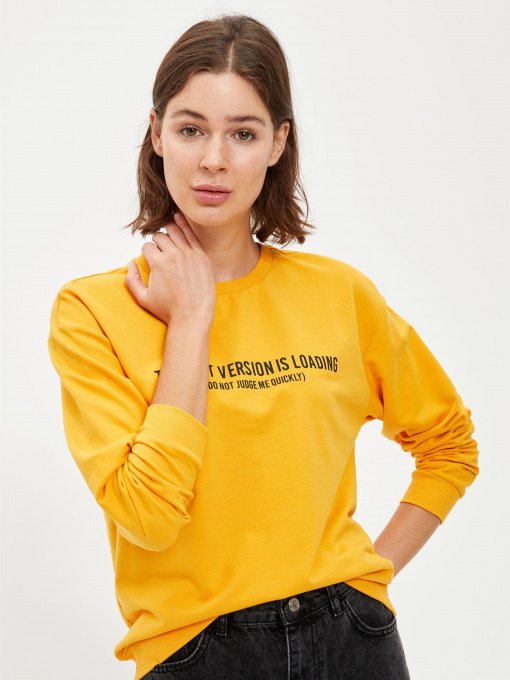 Худи и свитшоты DeFacto модель S1332AZ-YL43 Фото