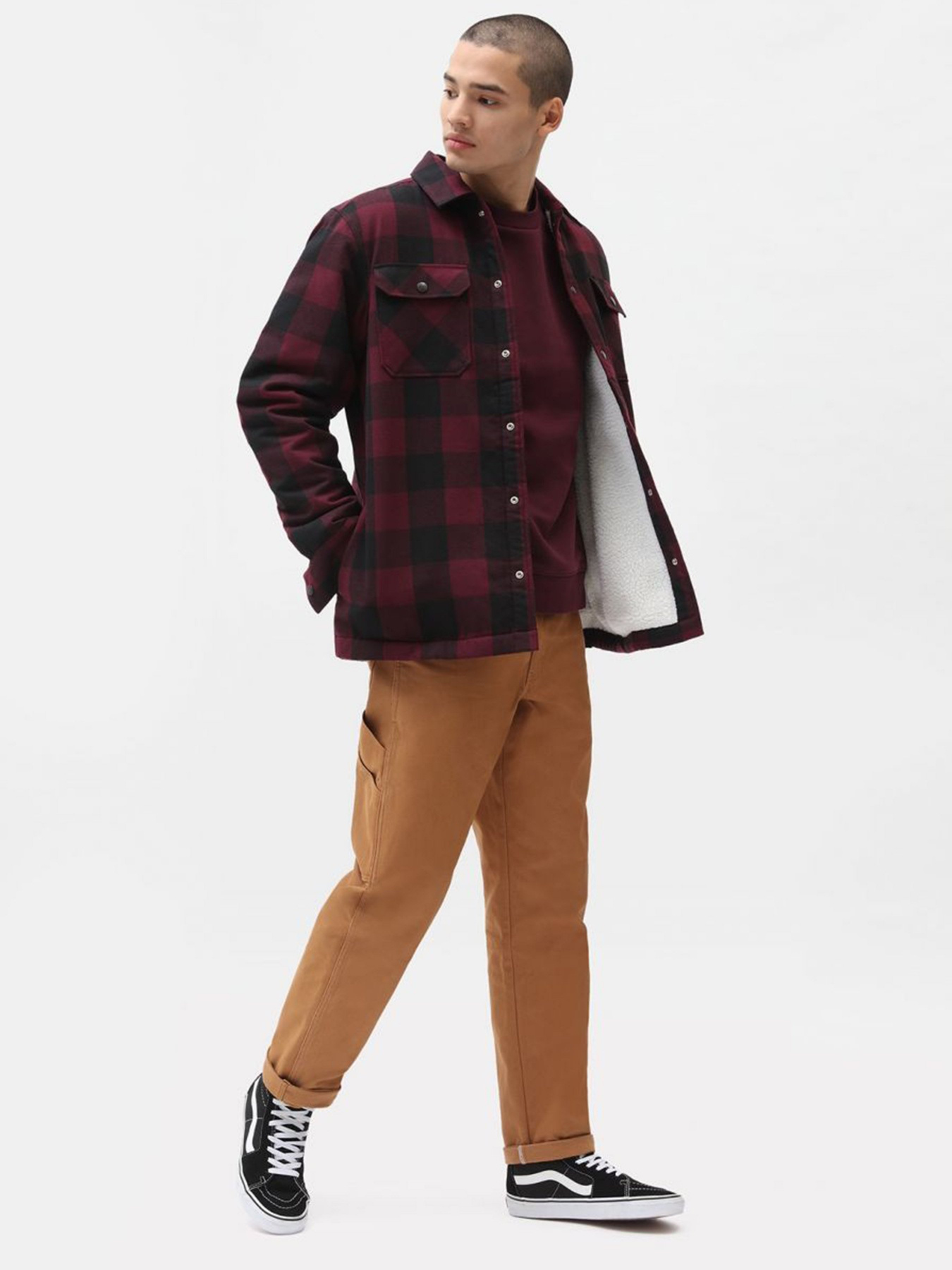 Куртки та дублянки Dickies SHERPA LINED SACRAMENTO модель DK0A4XGRMR01 Куртки та дублянки Dickies SHERPA LINED SACRAMENTO модель DK0A4XGRMR01 Фото