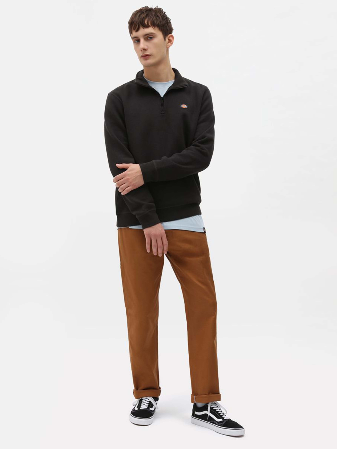 Худі та світшоти Dickies Oakport Quarter Zip модель DK0A4XD4BLK1 Фото