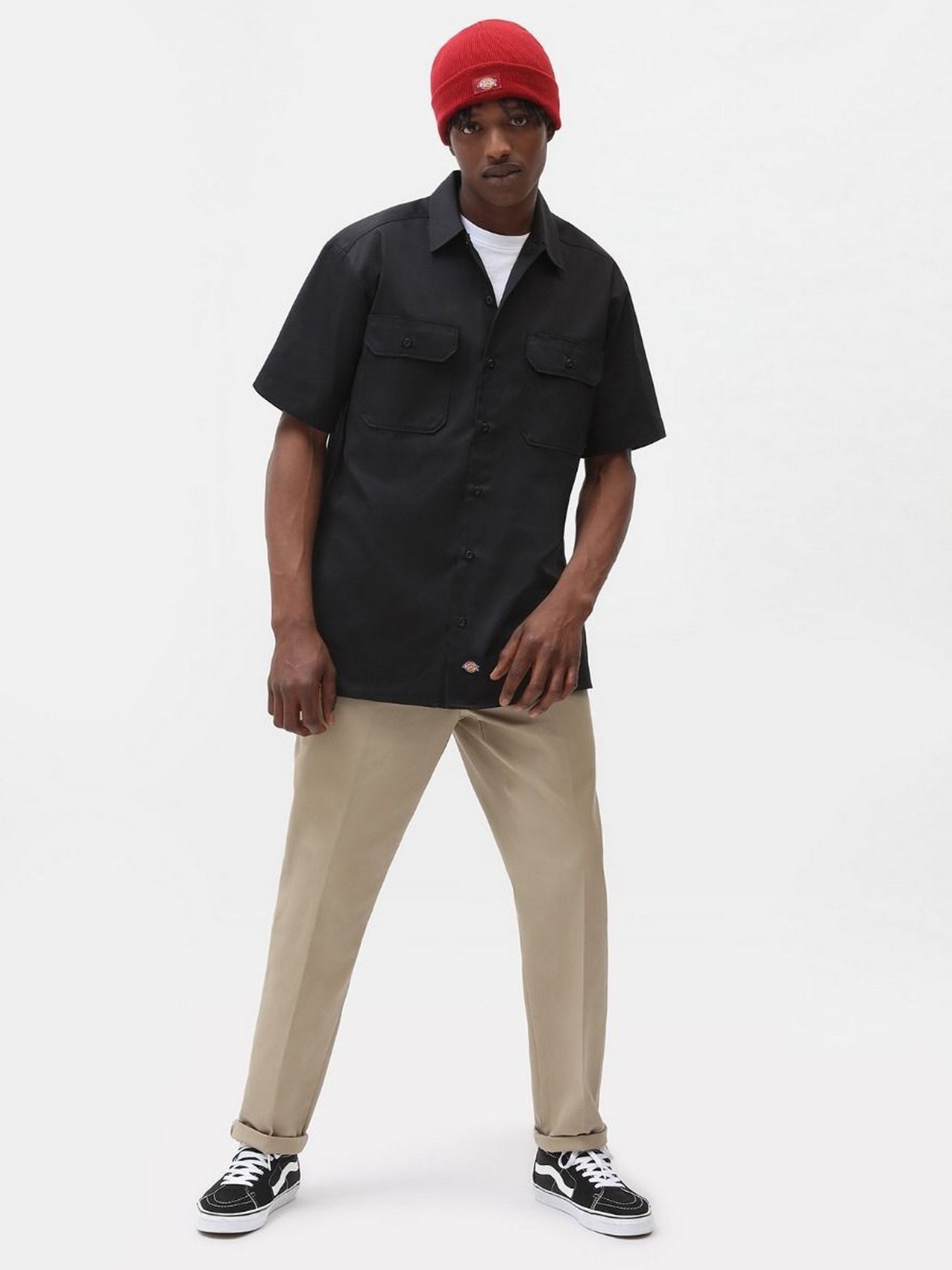 Рубашки Dickies Work Shirt Rec модель DK0A4XK7BLK1 Фото