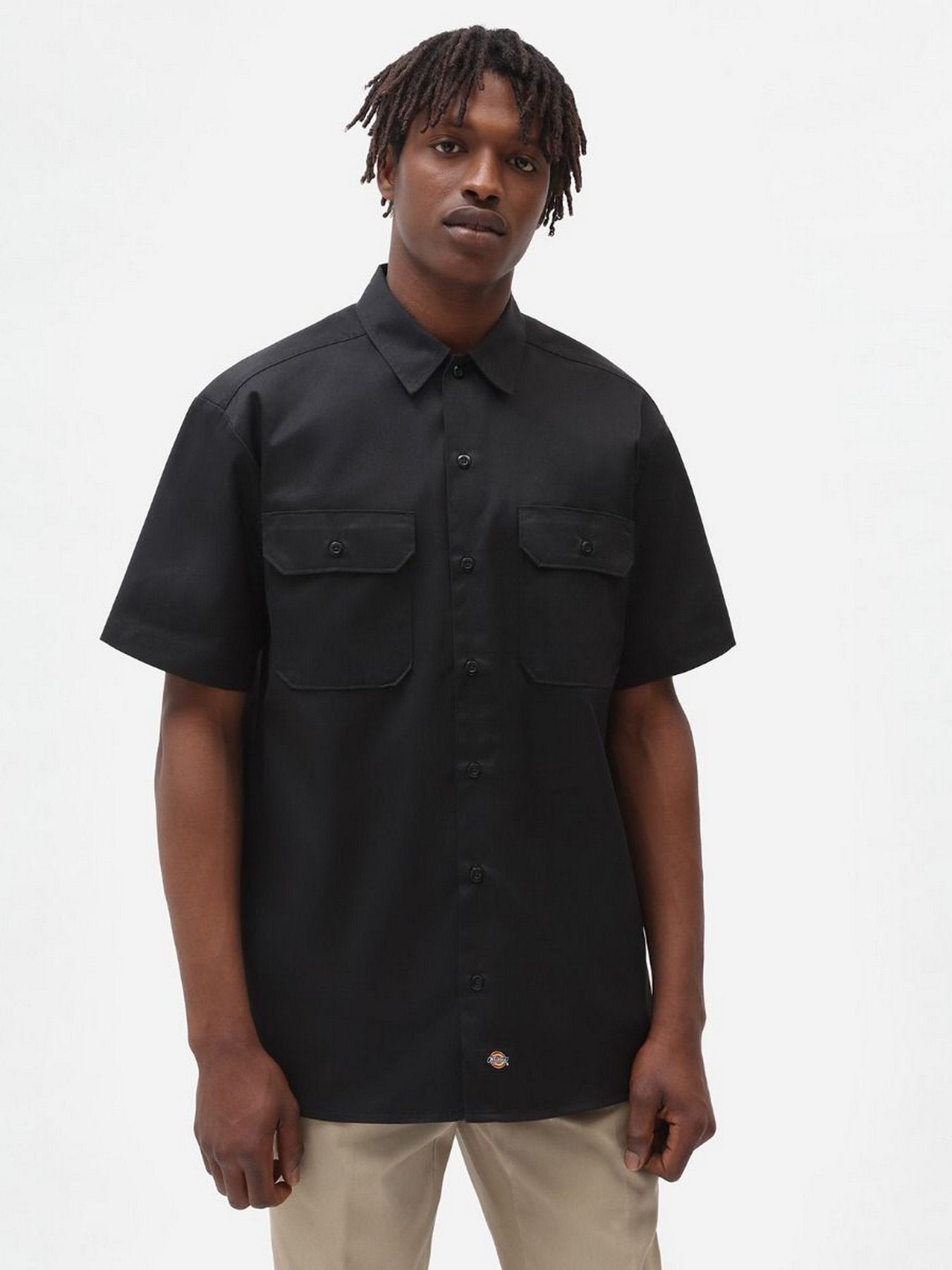 Рубашки Dickies Work Shirt Rec модель DK0A4XK7BLK1 Фото
