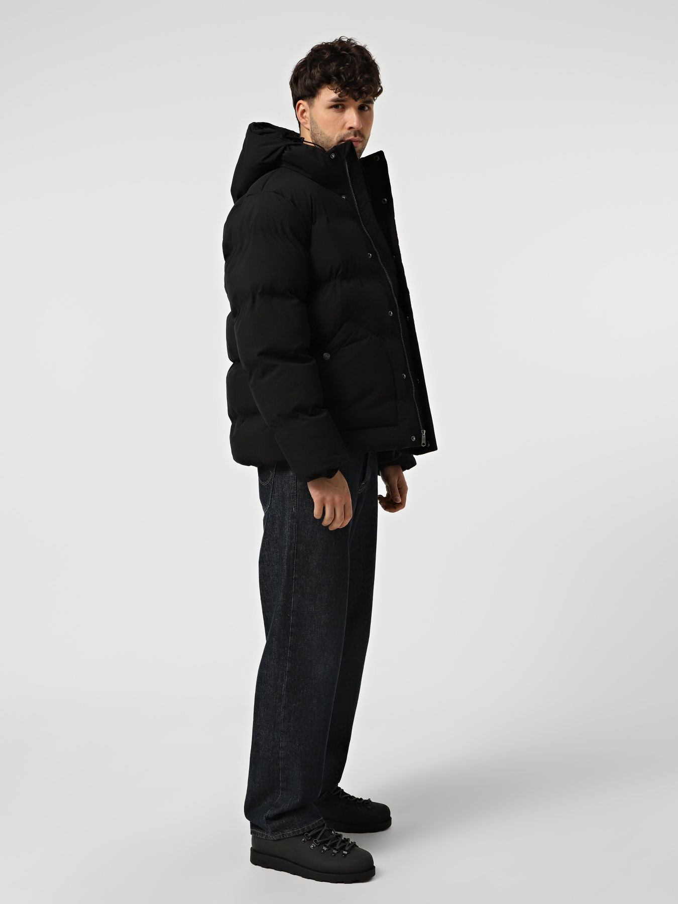 Куртки и дубленки Dickies EAGLEVILLE HOODED PUFFER модель DK0A87OHBLK1 Фото