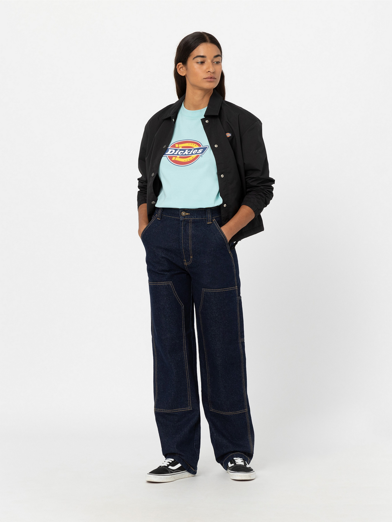 Джинси Dickies Madison Double Knee Denim Loose модель DK0A4YGLRIN1 Джинси Dickies Madison Double Knee Denim Loose модель DK0A4YGLRIN1 Фото